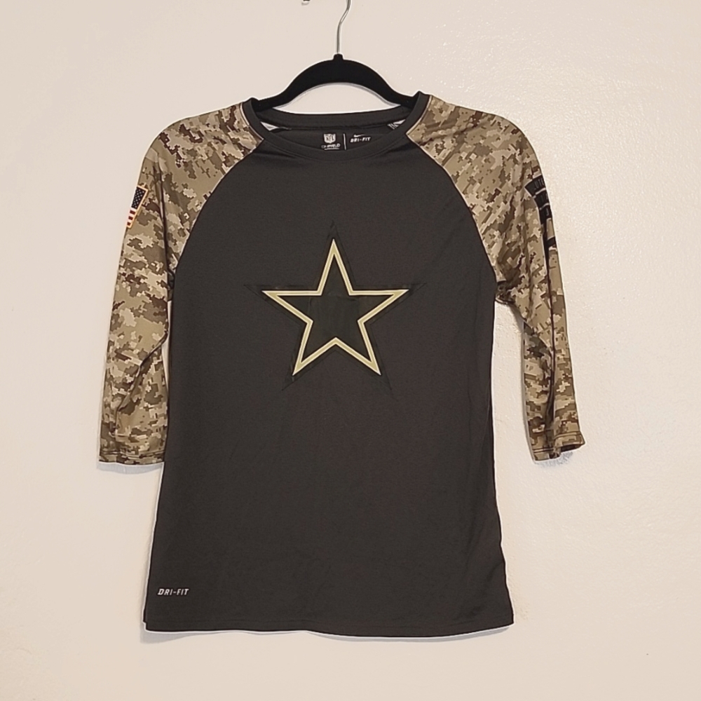 Dallas Cowboys womans salute to service shirt